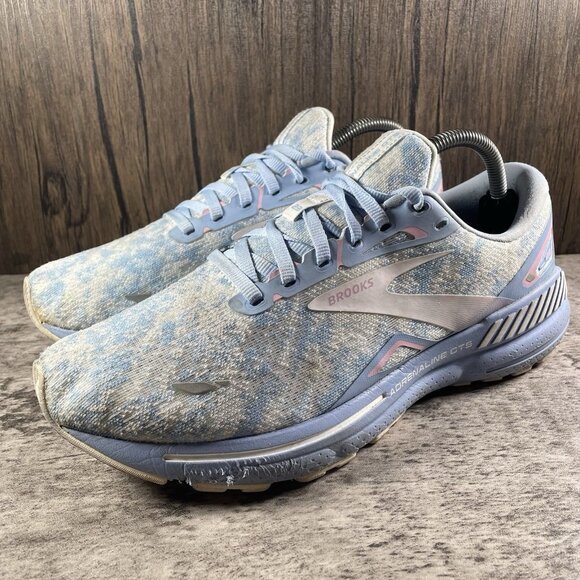 Brooks Womens Adrenaline GTS 23 1203811B493 Blue Running Shoes Sneakers Sz 11 B - Picture 2 of 10
